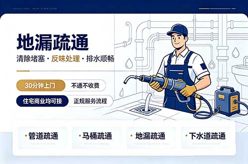 当阳地漏疏通