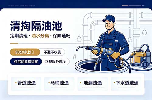 当阳清掏隔油池